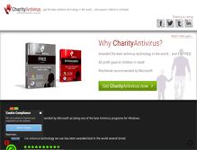 Tablet Screenshot of charityantivirus.com